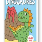 Couverture Coloriage par numéros Dinosaures